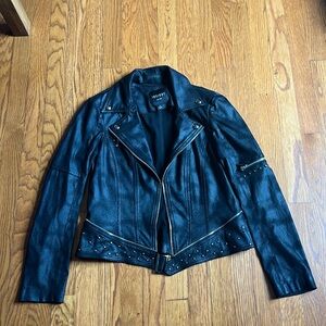 Women’s size 4 fake Leather Jacket